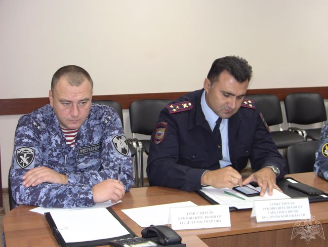 Росгвардейцы приняли участие в учении 