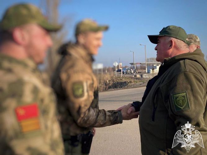  Губернатор Костромской области навестил росгвардейцев, находящихся в зоне проведения СВО