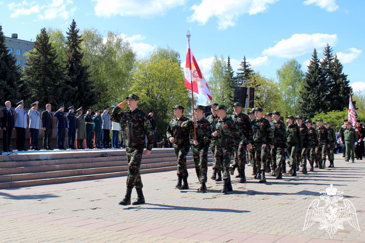 В День Победы представители Росгвардии приняли участие в праздничных мероприятиях