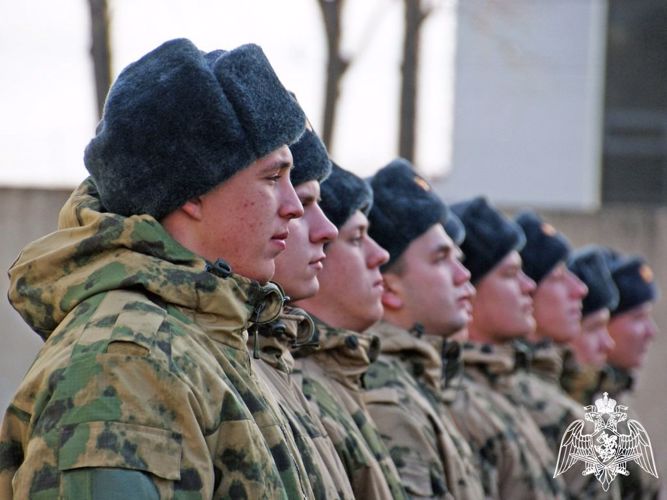 10 костромских призывников пополнили ряды Росгвардии