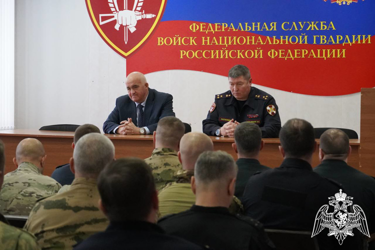 Губернатор Костромской области встретился с бойцами Росгвардии - участниками спецоперации