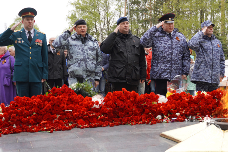 В День Победы представители Росгвардии приняли участие в праздничных мероприятиях