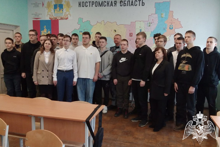 Неделя мужества проходит в Управлении Росгвардии по Костромской области