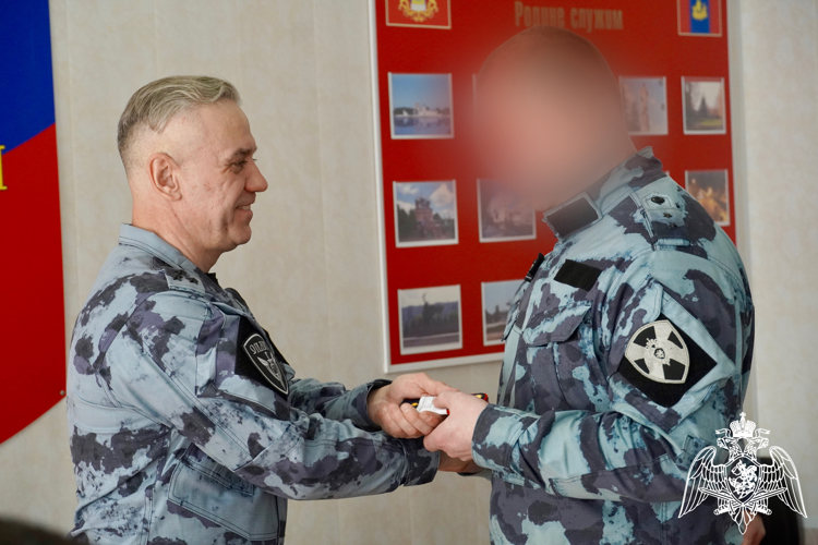 Торжественные мероприятия прошли в ОМОН "Оплот" в день профессионального праздника
