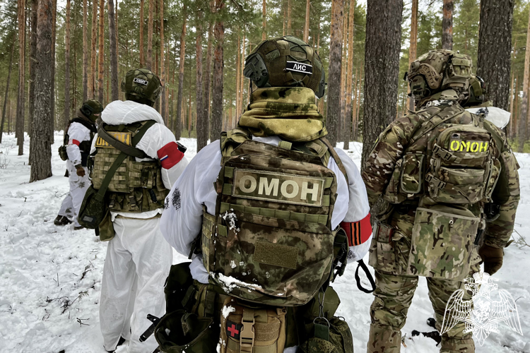 Сотрудники ОМОН «Оплот» отмечают 32-летие отряда