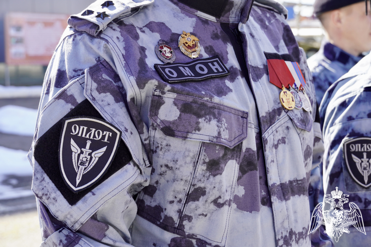 Торжественные мероприятия прошли в ОМОН "Оплот" в день профессионального праздника