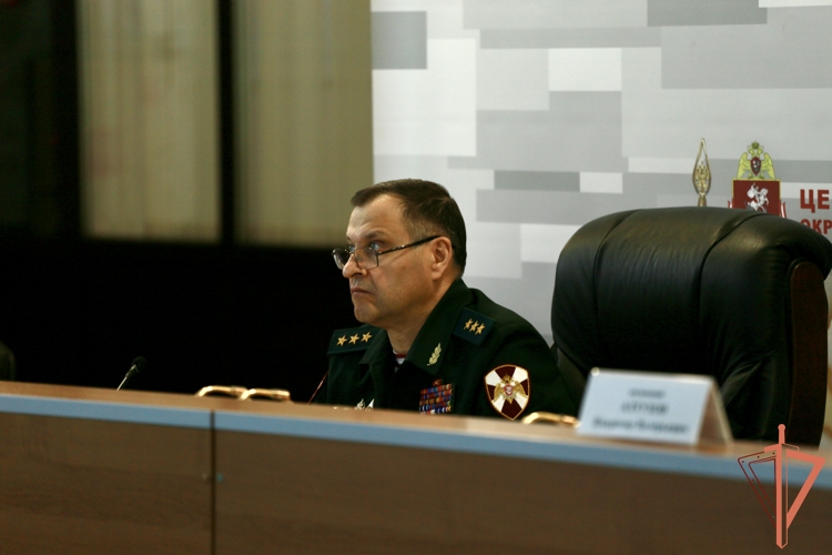 В Центральном округе Росгвардии проходит учебно-методический сбор с руководящим составом