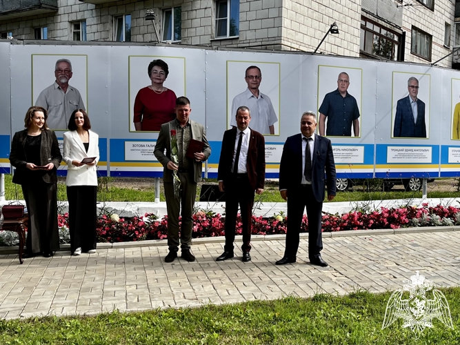 Костромской росгвардеец занесен на городскую Доску Почета