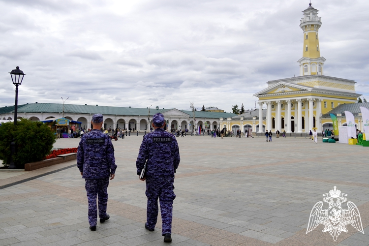 Костромские росгвардейцы обеспечили общественную безопасность в День города