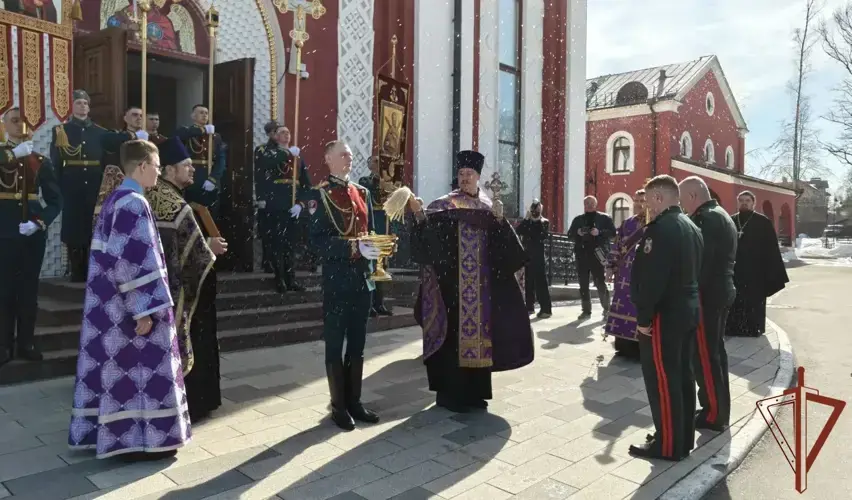 В главном храме Росгвардии состоялось богослужение, посвященное дню войск национальной гвардии