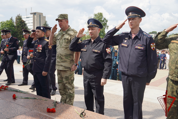 Росгвардейцы приняли участие в мероприятиях, проводимых в рамках  акции «Свеча памяти» 