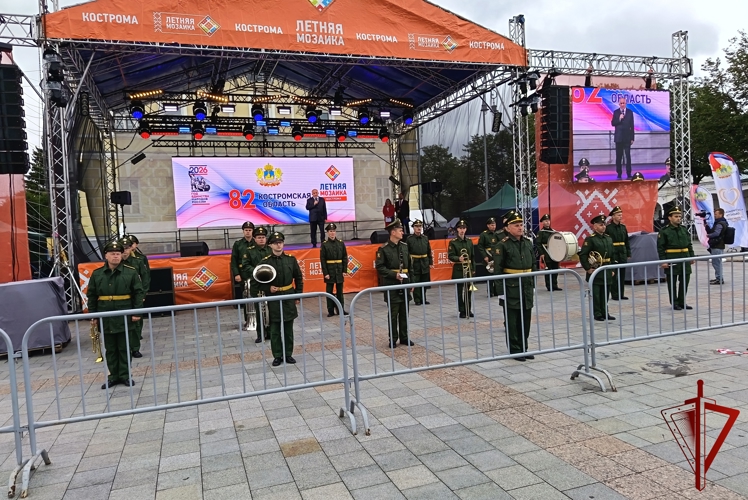 Росгвардейцы Костромского региона обеспечили общественную безопасность в период празднования Дня области
